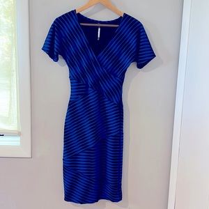 Plenty by Tracy Reese Illusion cross front jersey dress